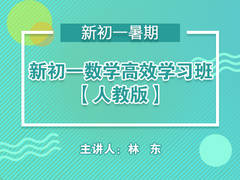 新初一数学高效学习班【人教版】(暑期)