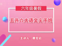 五升六大语文尖子班(暑假)