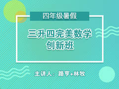 三升四完美数学创新班(暑假)