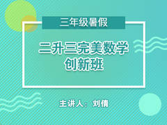 二升三完美数学创新班(暑假)