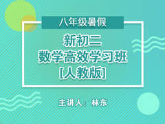 新初二数学高效学习班(人教版)(暑假)