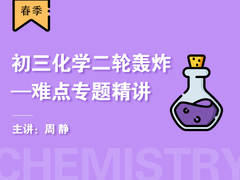 初三化学二轮轰炸----难点专题精讲(春季)