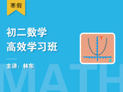 初二数学高效学习班(寒假)